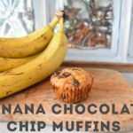 Banana chocolate chip muffins